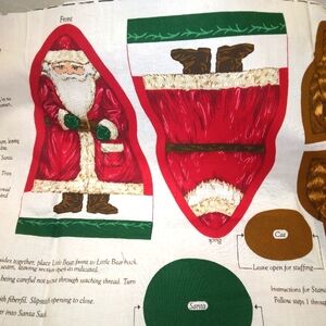 FABRIC Cranston VIP Memories of Christmas Past Standing Ornaments fabric panel